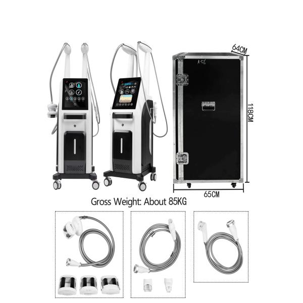 2 в 1  уменьшая прибор уменьшения целлюлита ролика вакуума лазера машины