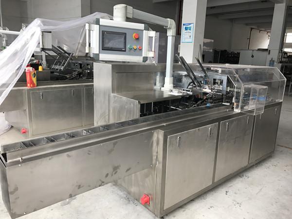 Máquina de encadernação 130pcs/Min Carton Packing Machine da bebida do alimento SUS304