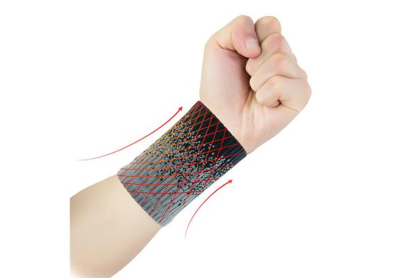 Customized Crossfit Fabric Woven Wristbands Sweatband Sport Band