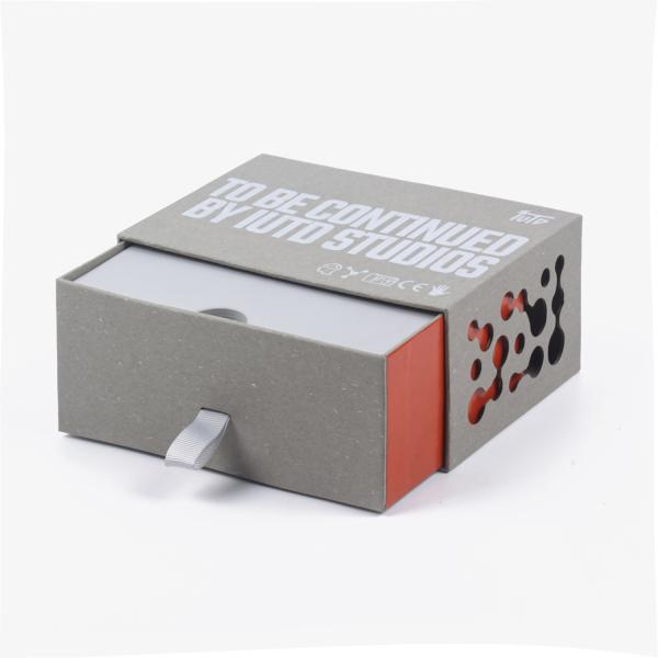 Luxury Custom Eco Packaging Special Technology Electronic Products Design Rigid Rectangle Drawer Box Packaging Custom Boxes