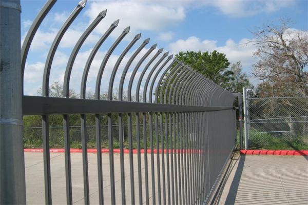 Durable Metal Steel Residential Border Garden Security 6ft Angle Iron Europe Palisade Fence And Gate