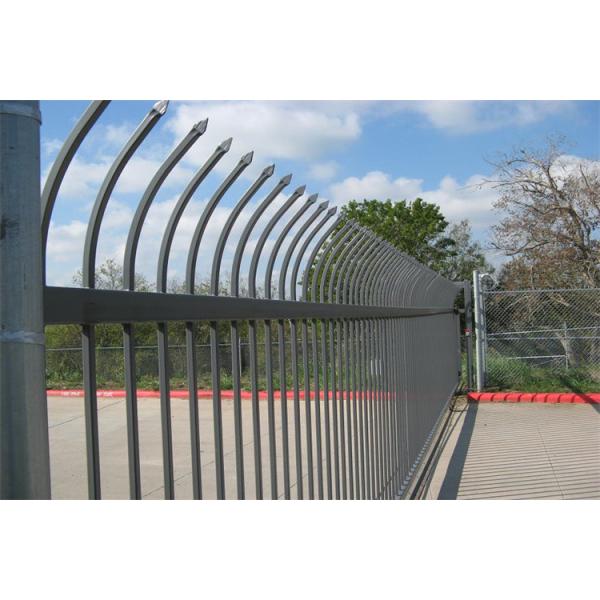 Powder Coated Security Palisade Fence For Home Fence For Europe