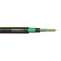 Armadura de chapéu duplo cabo de fibra óptica durável FTTH GYFTY53 50/125um 62.5/125um