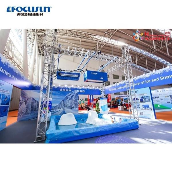 600 kg/1500 kg/4500 kg Fabricante de neve industrial Máquina de gelo Máquina de queda de neve para loja de alimentos