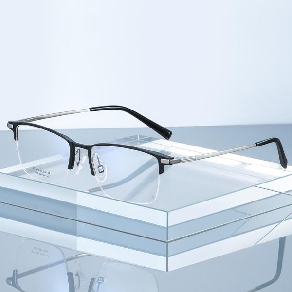 Parafuso removível flexível dos adultos de Al Mg Pure Titanium Eyeglasses