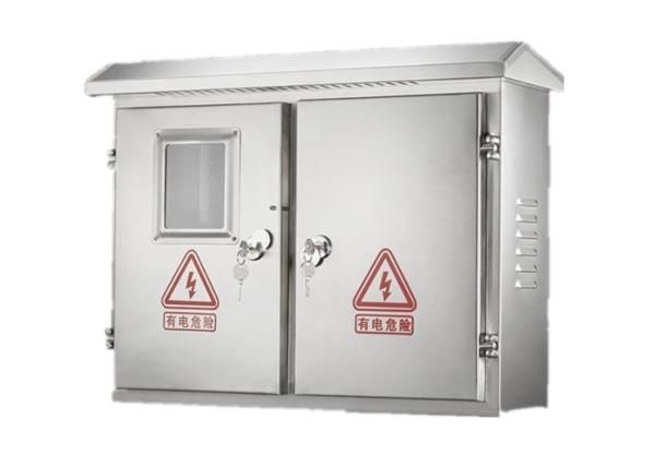 Electric Stainless Steel Electrical Enclosure Cabinet Ip54 Double Slope Mounting Plate
