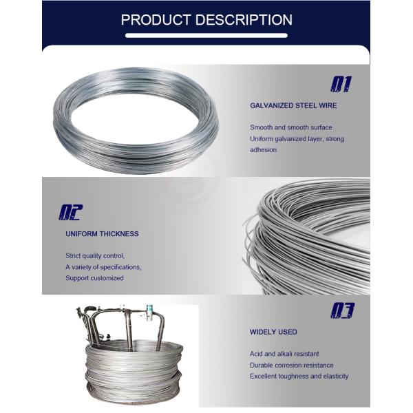 Electric Fence Wire 1.6mm Galvanized Iron Wire Steel Wire for Fencing Standard AiSi Round Wire Brush