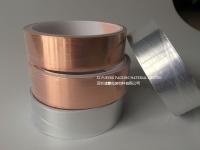 cinta de cobre lisa de la hoja de 0.01m m con EMI Shielding adhesiva conductora