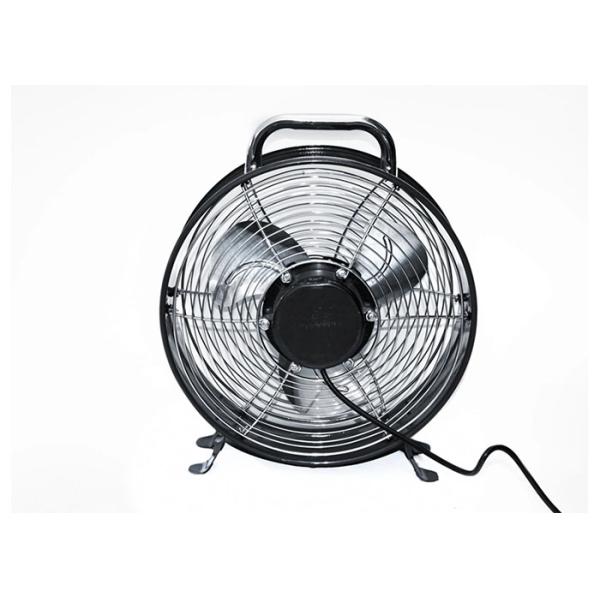 8 Inch Retro Electric Table Mini Clock Fan Antique 4 Metal Blades CE CB GS