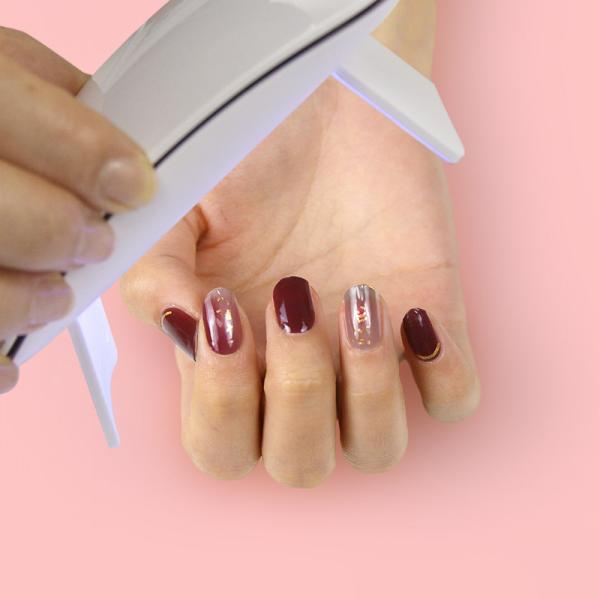 New design gel nail wraps LED lamp gel strips OEM Gel nail Beauty Products Finger Nail Art