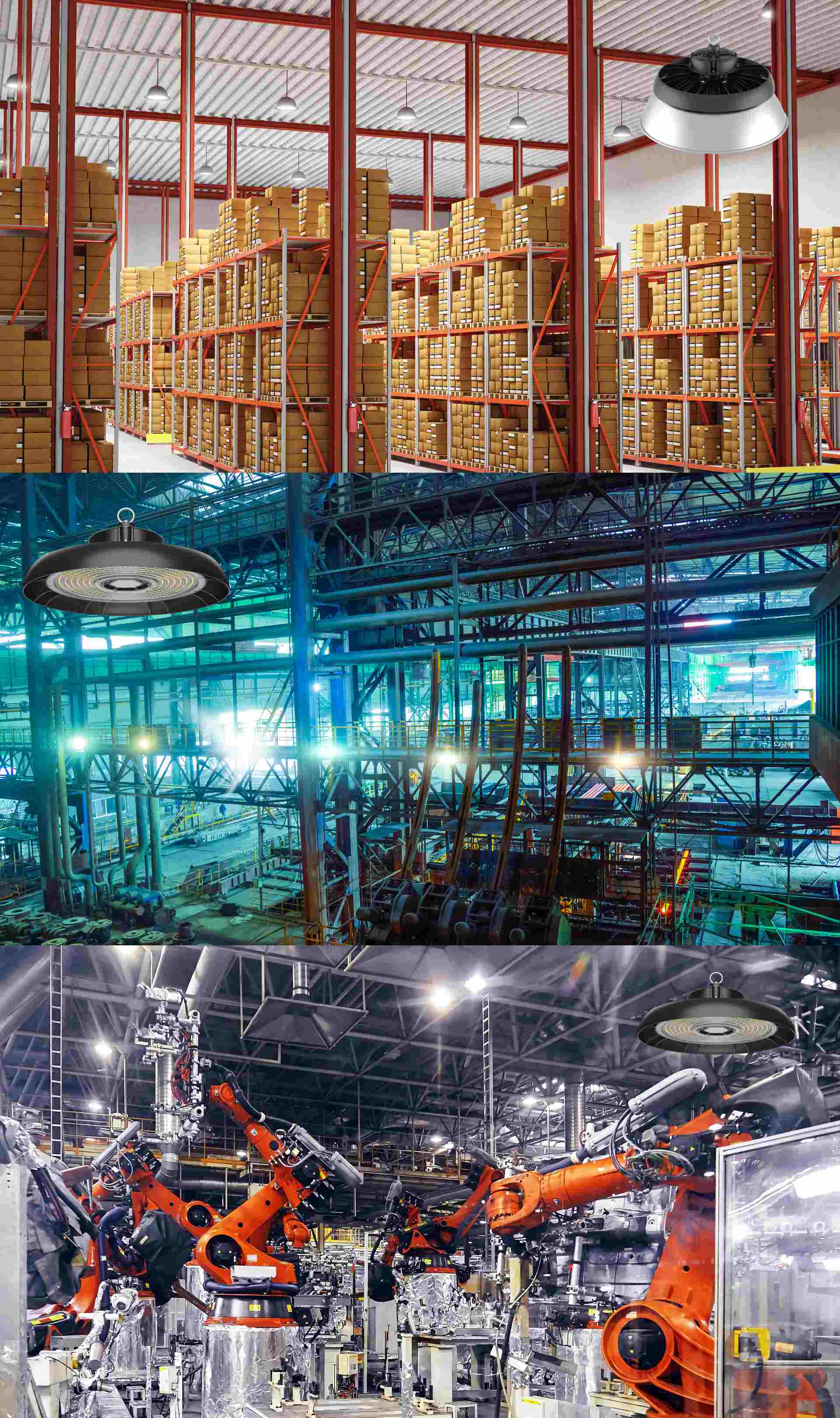 Производственная цена НЛО светодиодный высокий залив свет 150W-300W с IP66 прочный для работы цех завод промышленный завод