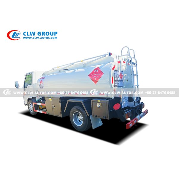 ISUZU 100P RHD 4x2 5,000L Fuel Tanker Truck with 120HP Engine and Anti-Corrosion Tank for Mobile Refueling