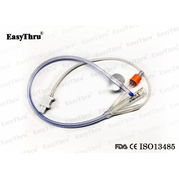 Nontoxic Silicone Foley Catheter Durable with 5-15ml 30ml Balloon