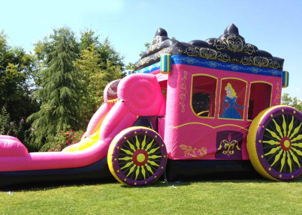Commercial Home Use  Inflatable Bouncy Castle , Inflatable Bouncer House Jump House With Slide