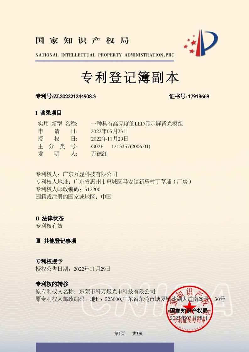 Formike Electronic Co., Ltd. Certifications