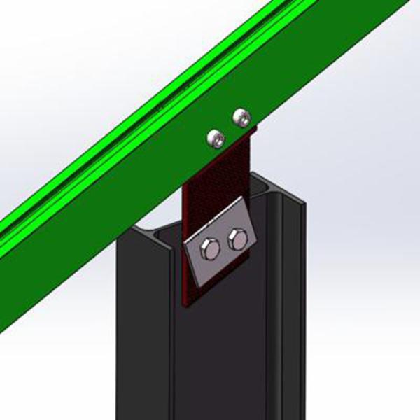 Fewer Penetration 6KW Solar Energy System Adjustable Solar Mounting Panels Kit Photovoltaic