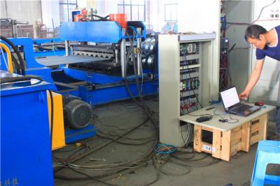 Rolo corrugado delta da folha do PLC Taiwan que forma Enquipment com encurvamento da máquina