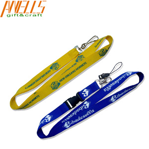 Cool Fashion Woven Lanyards Personalized High Density Skin Friendly