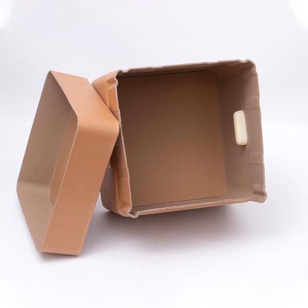 Square Paper Fibre Drum With Plastic Handles – Easy-To-Carry & Durable Packaging Solution