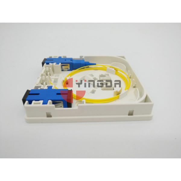 2 Port Fiber Optic Termination Box With SC/APC fiber optic junction box