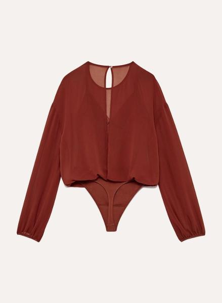 As partes superiores transparentes do Bodysuit das senhoras novas do Spandex do algodão da roupa da queda da chegada projetam o mais tarde para a senhora das mulheres
