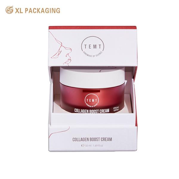 XL Packaging Custom Printed Cosmetic Boxes Custom Cosmetic Skin Care Gift Box Cardboard Paper Packaging Box For Face Cream Environmentally Friendly And Durable