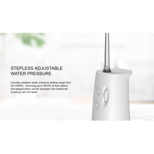 20-140 PSI DIY Water Flosser Portable High Water Pressure Teeth Cleaner Waterproof