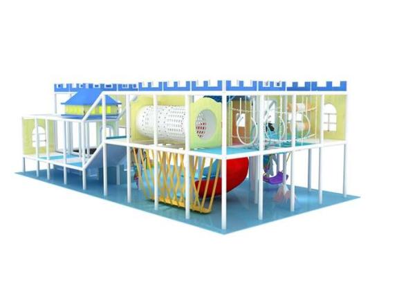 Funny  Small Kids Indoor Playground Equipment PVC Foamed For Kindergarten