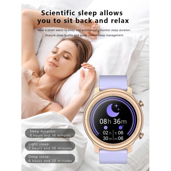 1,28 сигнал тревоги BT4.0 низкой мощности датчика Smartwatch PPG сенсорного экрана дюйма TFT
