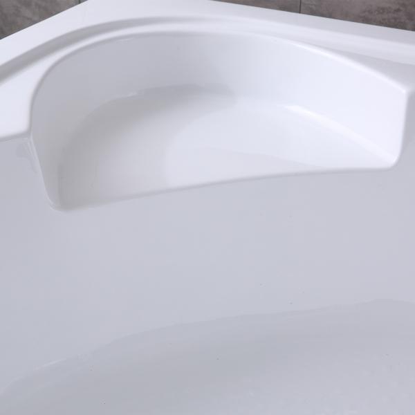 HA10 Corner Drop Simple Acrylic Bathtub with Built-in Design and Affordable Prices