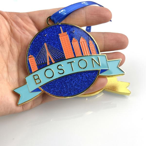 Unique Eye Catching Business Promotion Gifts Boston Skyline Souvenir Ornament