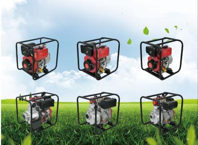 80mm 100mm Portable Diesel Fire Pump 173F Fire Fighting Water Pump