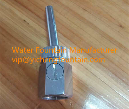 Adjustable Straight Spray Water Fountain Nozzle heads 1/8