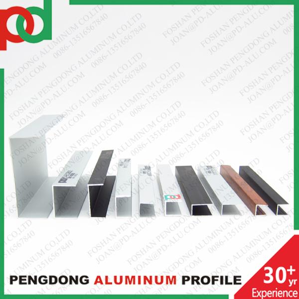 U Channel Groove Aluminum Profiles For Windows And Doors And Furniture