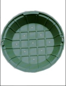 700mm Round SMC Composite Invisible Grass Planter Manhole Cover with Anti-Slip Surface