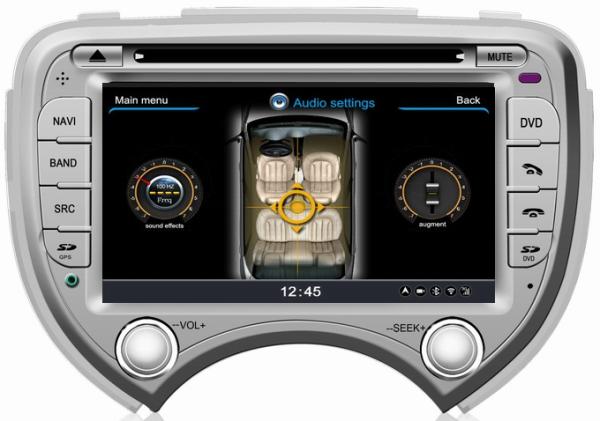 Ouchuangbo car dvd player for Nissan March 2010-2011 with autoradio bluetooth driver OCB-070
