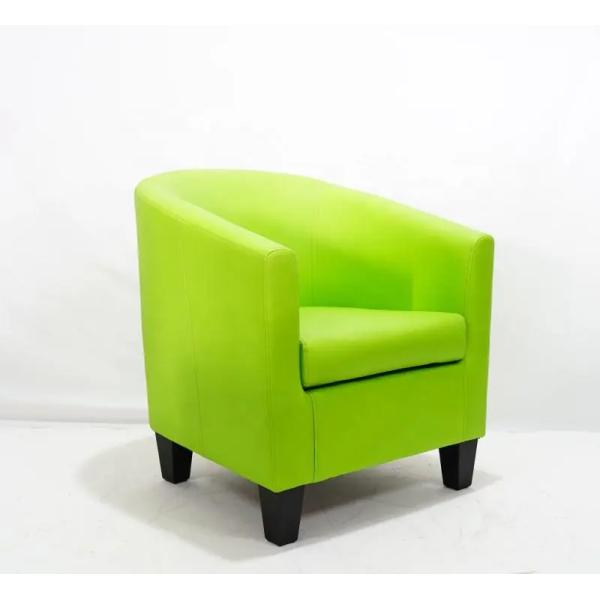 Hotel Practical Leather Sofa Chair , Multifunctional Single Seater Lounge