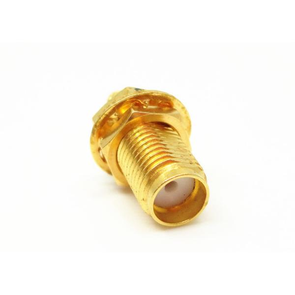 RF Cable Connector Bulkhead Female Jack SMA Coax Connector for RG316