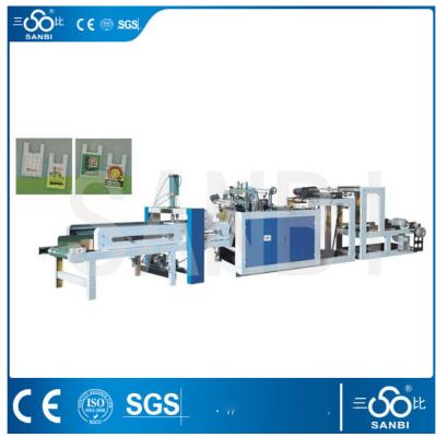 Single Line Nylon Bag Making Machine / Equipment PLC Control For Vest Carrier Bags