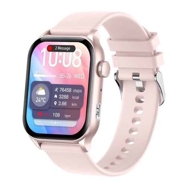 Moniteur de sommeil en forme carrée Smart Watch High Tech avec assistant vocal AI