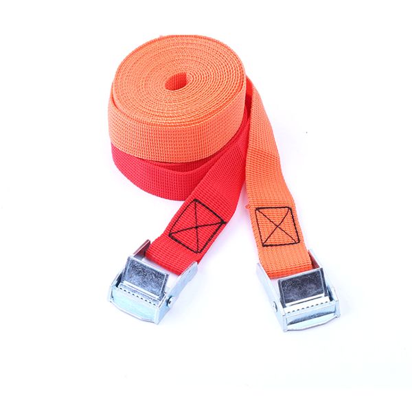 DANSKY Custom Size Lashing Strap Polyester Ratchet Strap with Cam Buckle Retractable Ratchet Tie Down