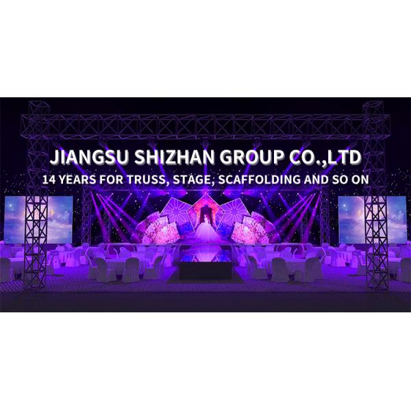 Glass Plywood Acrylic Led Dance Stage Frame Truss Structure