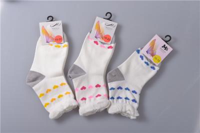 Slip Resistant 100 Cotton Socks For Toddlers , Keep Warm Cute Baby Socks