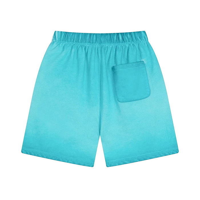 430GSM Men's Sweatpants Shorts Gradient Washed Knee Length Sweat Shorts Oversized
