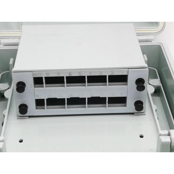 На открытом воздухе порты 96 терминальной коробки 16 оптического волокна вырезают сердцевина из коробки Сплиттер ККО-ФДП-16М 1С16 ЛГС