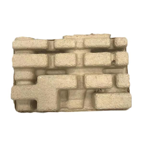 Natural Brown Moulded Pulp Tray Disposable Recycled 3mm Thickness