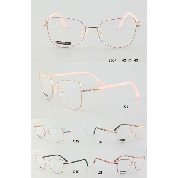 Blue Light Stainless Steel Reading Glasses for Women