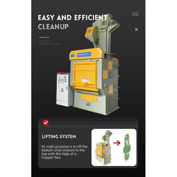 Iron Cast Crawler Shot Blasting Machine CE Certificated 0.6-1.2T/H