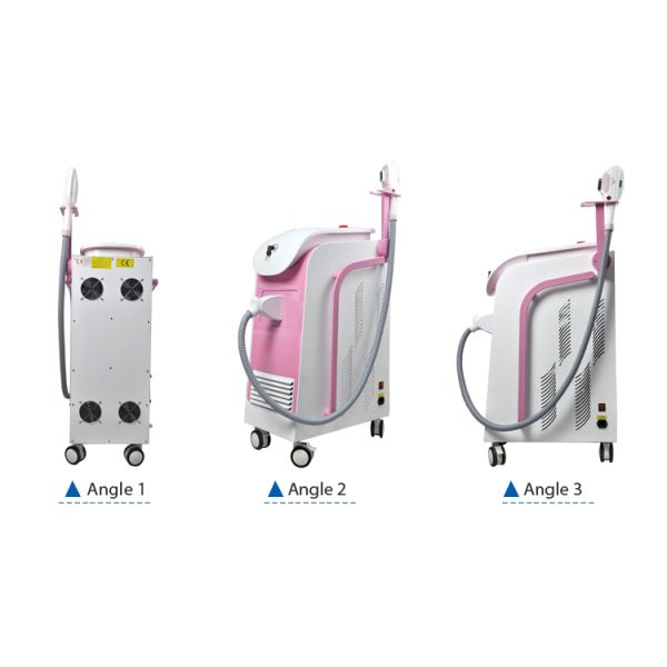 360 Magneto-optics laser Beauty Machine Vertical laser hair removal machine Laser mole removal Multi-handle laser machine