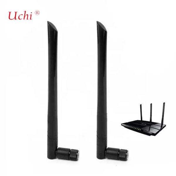 External High Gain Router Wireless Flexible 2.4G 5.8G Long Range Rubber WiFi Dual Band 2.4g Router Antenna